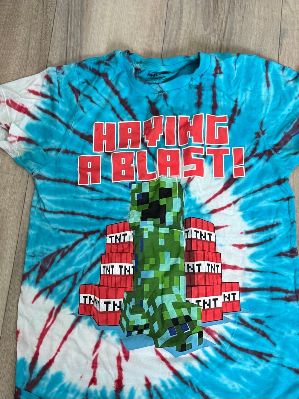 Minecraft Creeper Tie Dye Tee